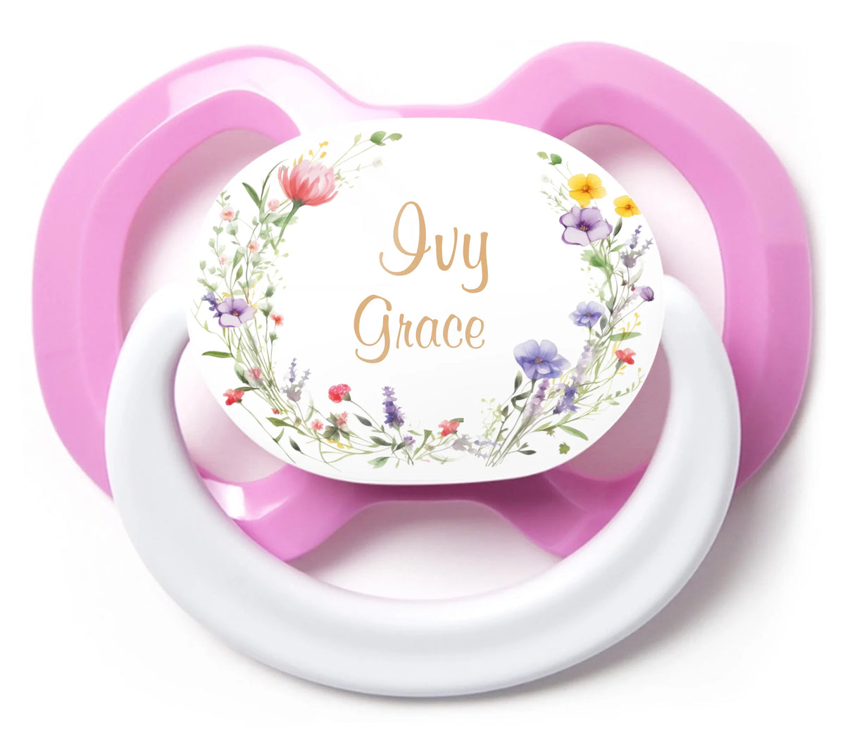 Circular Pacifiers Circled Flower 645 – Custom Pacifiers