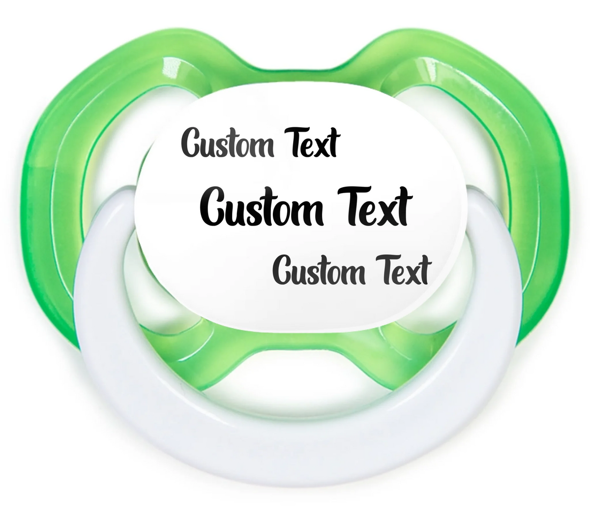 Printed Pacifier custom design 7 β Custom Pacifiers