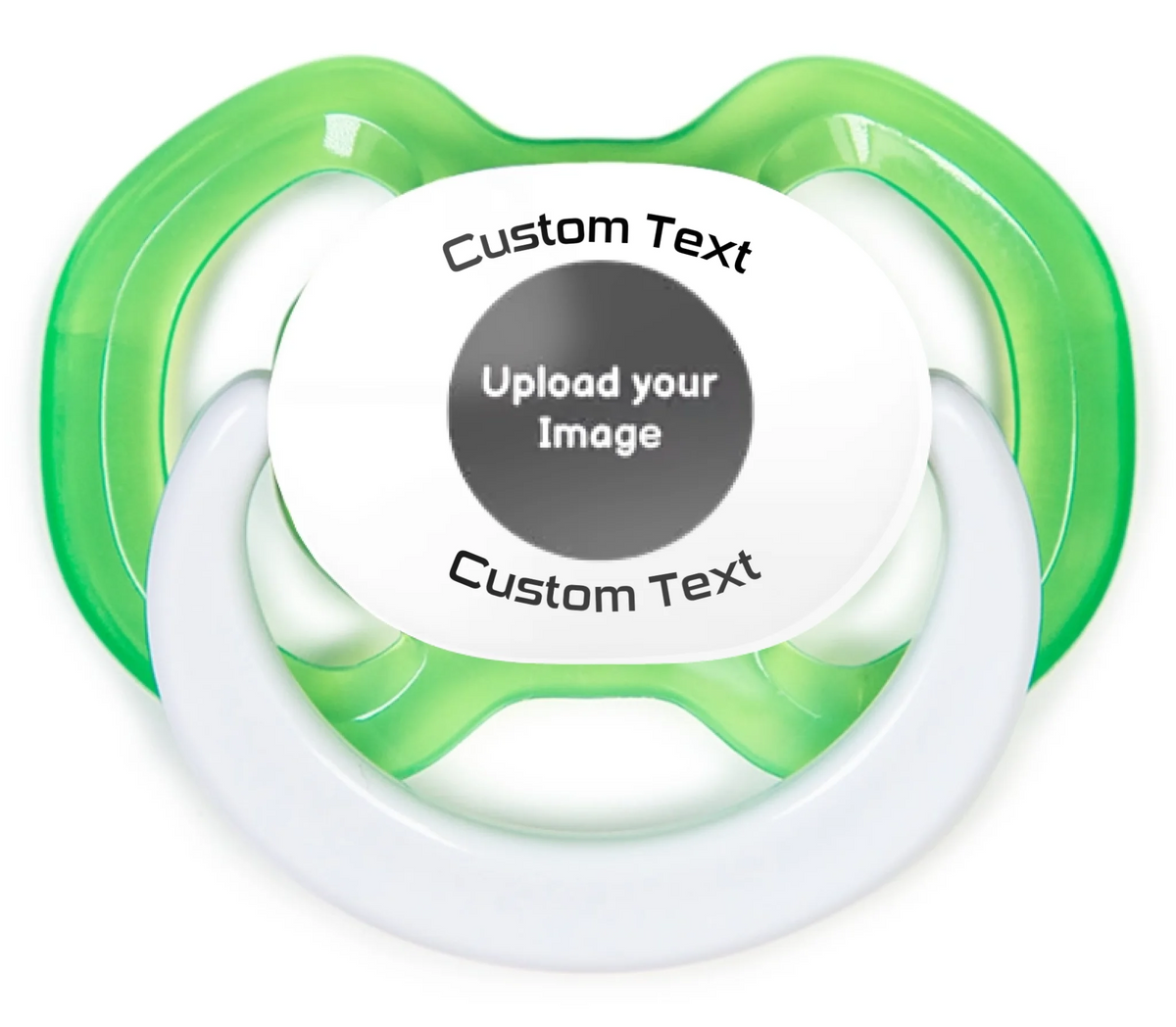 Printed Pacifier custom design 1 β Custom Pacifiers