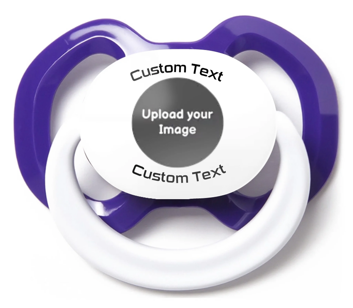 Printed Pacifier custom design 1 β Custom Pacifiers